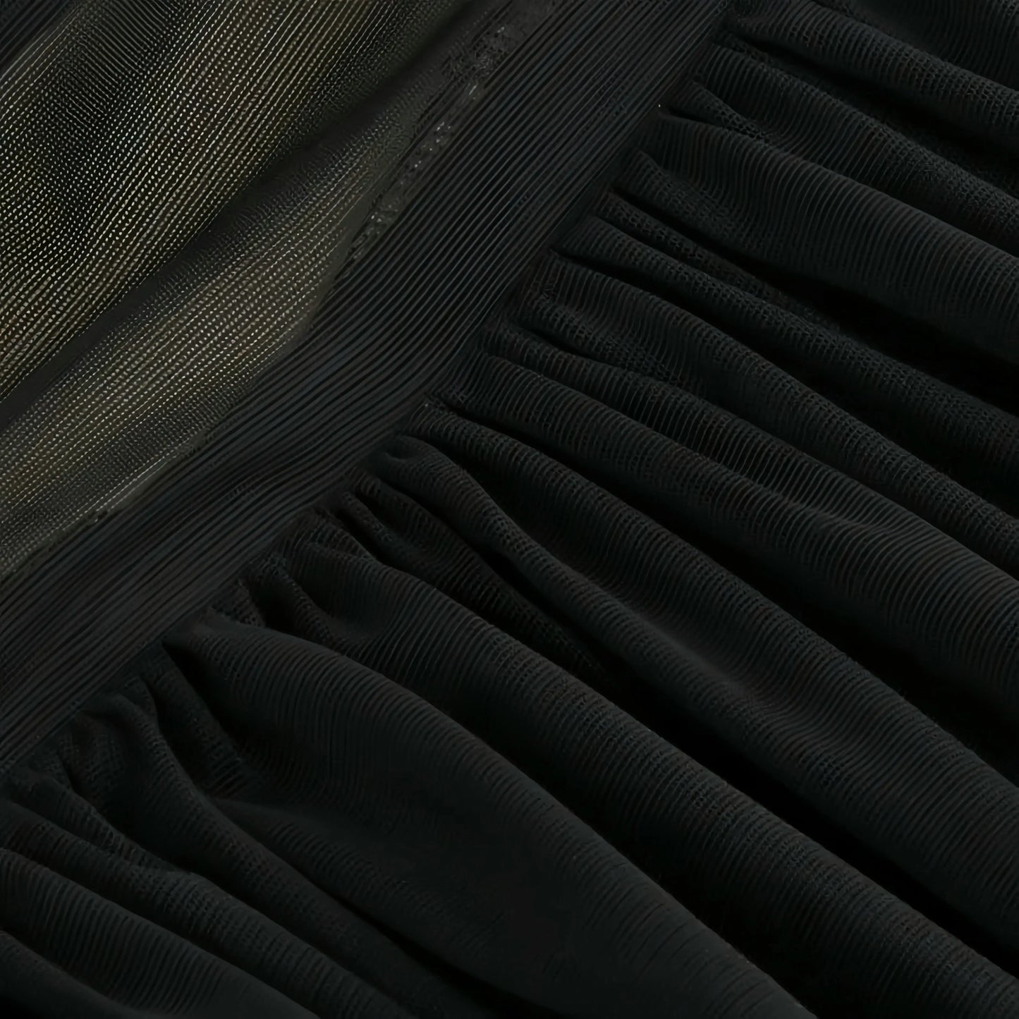 Black Sheer Mesh Pleated Women Maxi Dress Off the Shoulder Sweetheart Neck Bodycon Mermaid Long Party Vestido Little Addiction