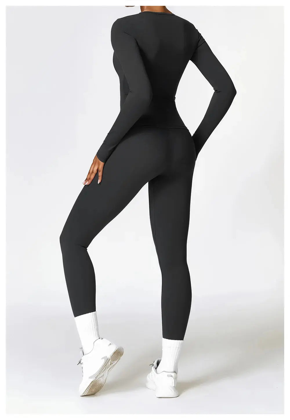 NCLAGEN Yoga Shirts For Women Long Sleeve Winter Fitness Running Gym Clothes Workout Dry Fit Breathable High Elastic Sports Top Little Addiction